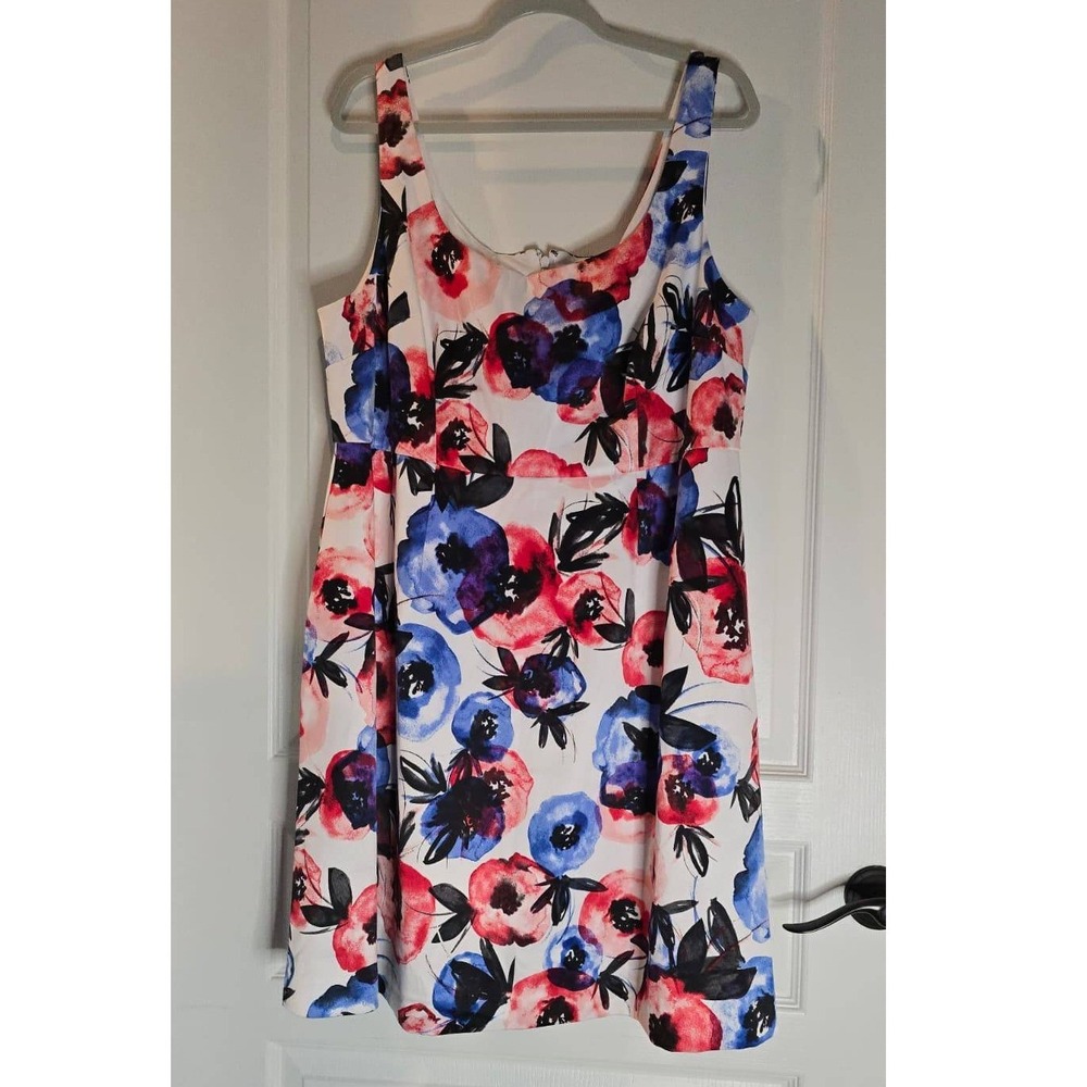 Floral Fit Flare, Whimsy, Wedding Guest, Romantic, Maximalist Dress 16W